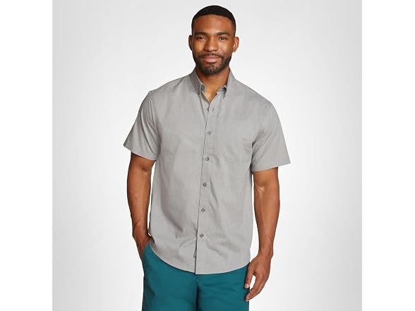 Eddie Bauer (M) MT SS Voyager Flex Shirt