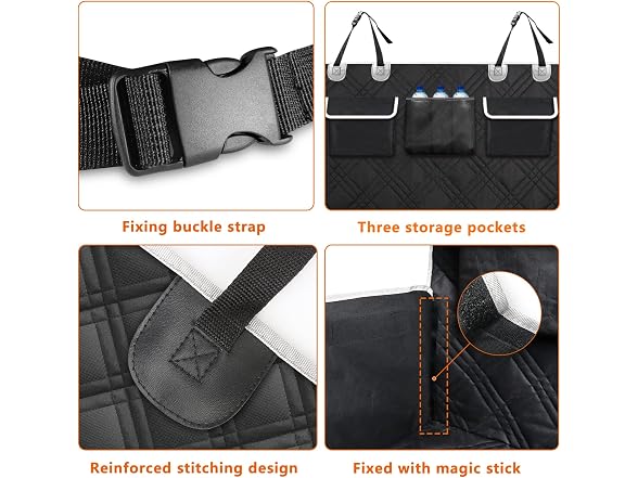 Enkinil Dog Cargo Cover Liner, Durable Waterproof
