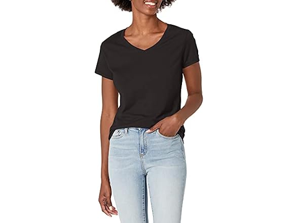Hanes Women X-temp V-neck T-shirt