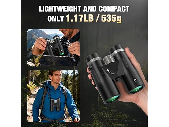 Sogries 12x42 HD Binoculars w/ Tripod