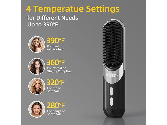 Cordless 2-in-1 Hair Brush