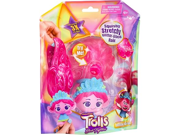 DREAMWORKS TROLLS Band Stretchy Hair Poppy