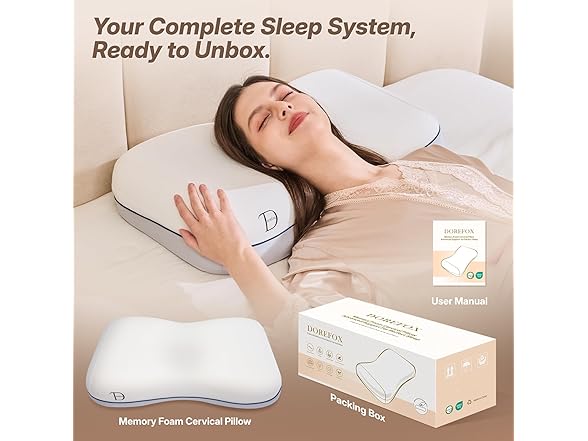 Dorefox Cervical Neck Pillow