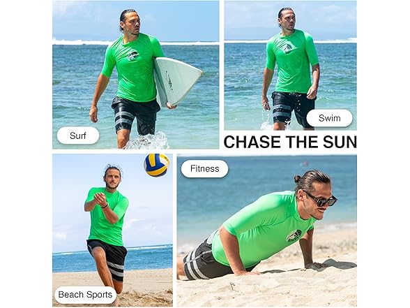 Kanu Surf Men Mercury Rashguard Men UPF 50+ Shirts