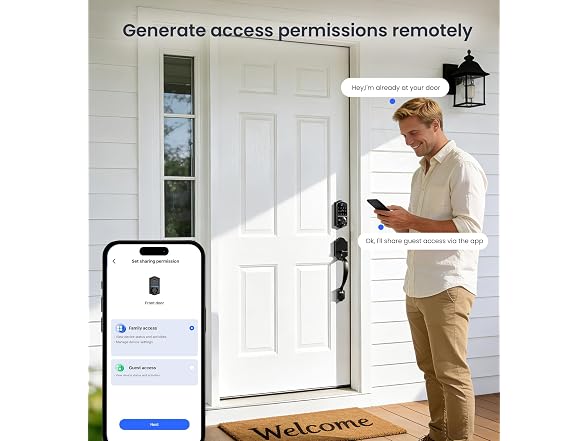 Veise VE017-H 8-in-1 Smart Door Lock