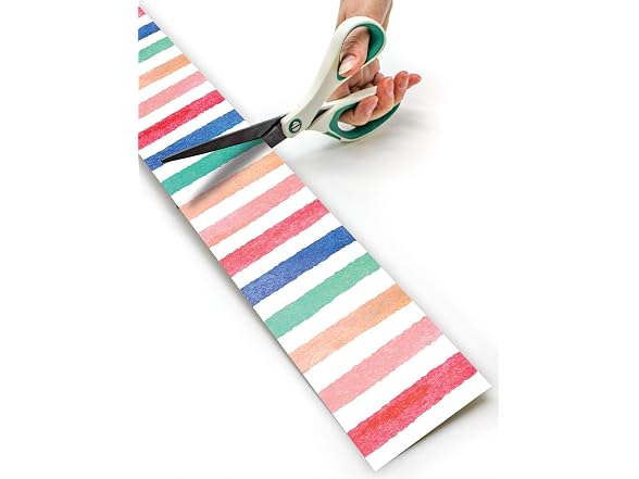 Teacher Created Resources Watercolor Stripes Border