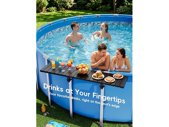 POOLHOUR Above Ground Pool Side Bar