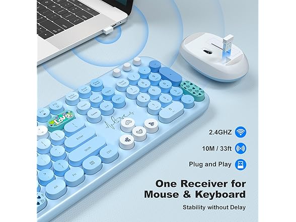 SQMD Wireless Keyboard and Mouse