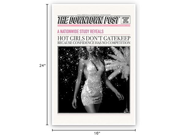 SKINGE Funky Canvas Trendy Wall Art