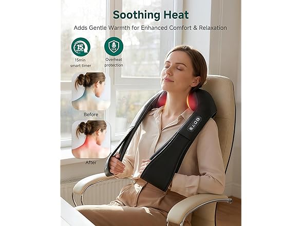 Snailax Neck massager with heat