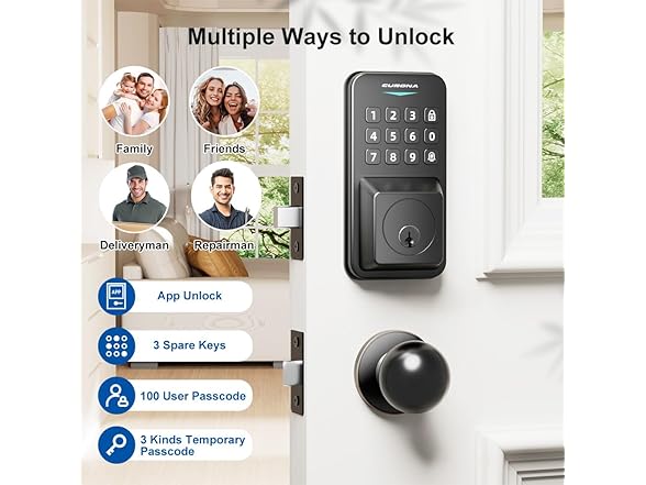 Cubona Keyless Entry Door Lock