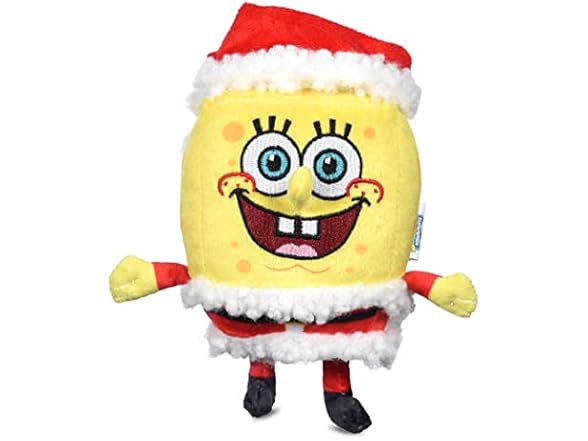 6" Holiday SpongeBob SquarePants Dog Toy