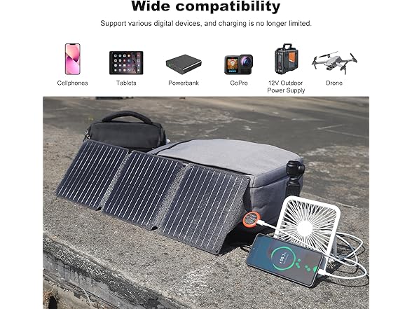 21W Portable Foldable Solar Panel