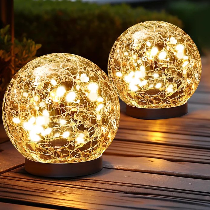 Hakol 2 Pack Solar Lights Outdoor Waterproof-Solar Globes - Gallery 5