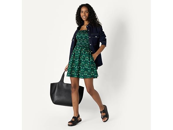 Amazon Essentials Women Regular-fit Smocked Dress