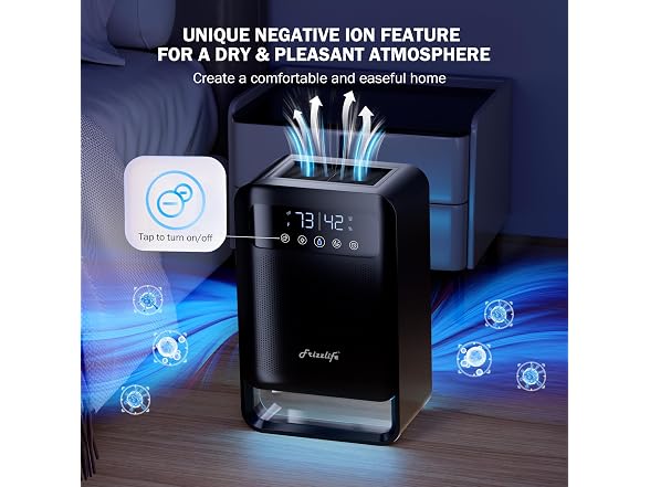 Frizzlife Air Dehumidifier 135oz