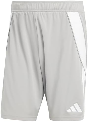 adidas Men's Tiro 24 Shorts, Team Mid Grey/White