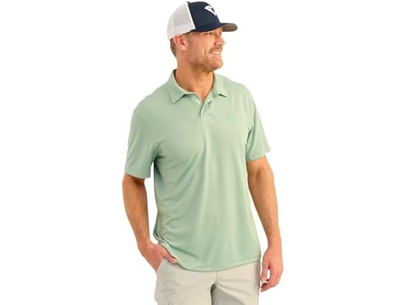 HUK Mens Icon Polo