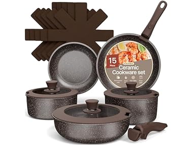 $49.99, Was $79.99, 37% Off! Bakken- Swiss Kitchen Cookware 15-pc Set dealfomo