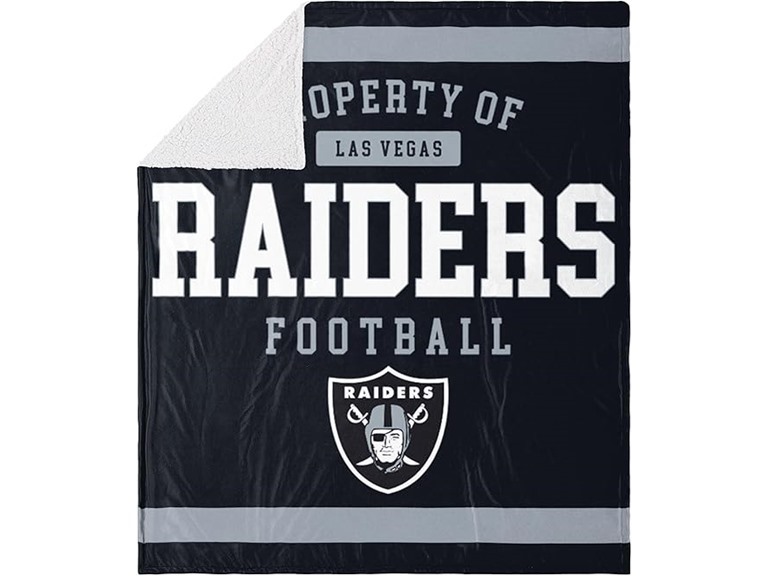 RAIDERS Property Of Sherpa Blanket
