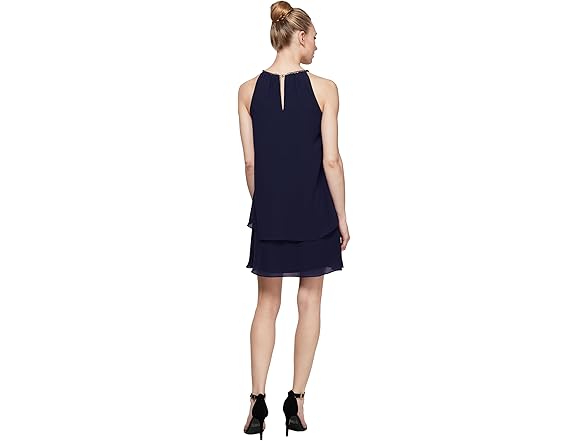 S.L. Fashions Navy Gown (14P)