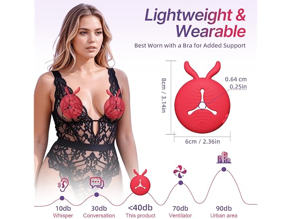 WEIXCH Vibrating Nipple Clamps