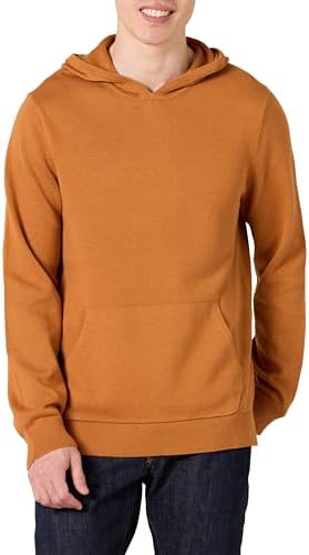 Amazon Essentials Men's Relaxed-Fit Hoodie Sweater, Caramel, XX-Large