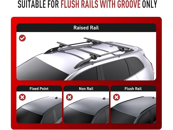 Roof Rack Cross Bars - Heavy Duty 52" Universal