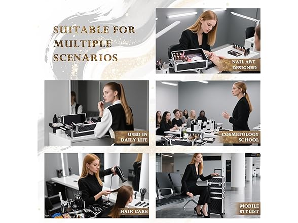 Rolling Makeup Case Cosmetology