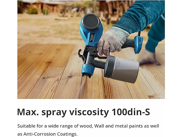 TILSWALL Alien500 HVLP Paint Sprayer Blue
