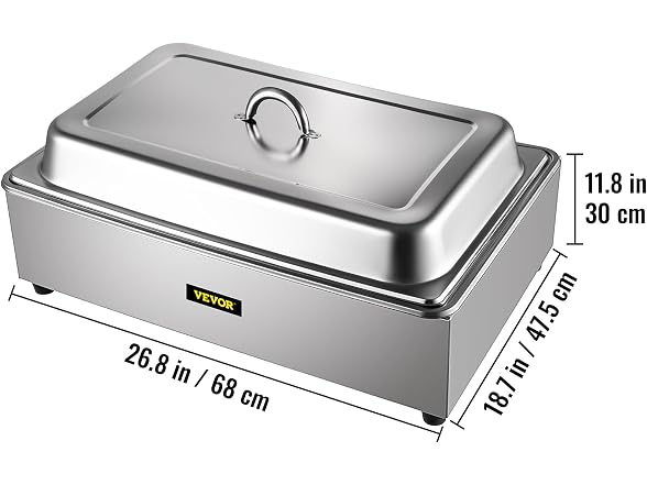 Commercial Food Warmer, Full-Size 1 Pot Steam