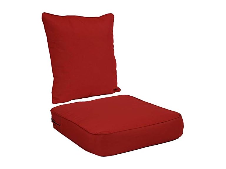 Sunnydaze Back and Seat Cushion Set -Choose Color - Gallery 12