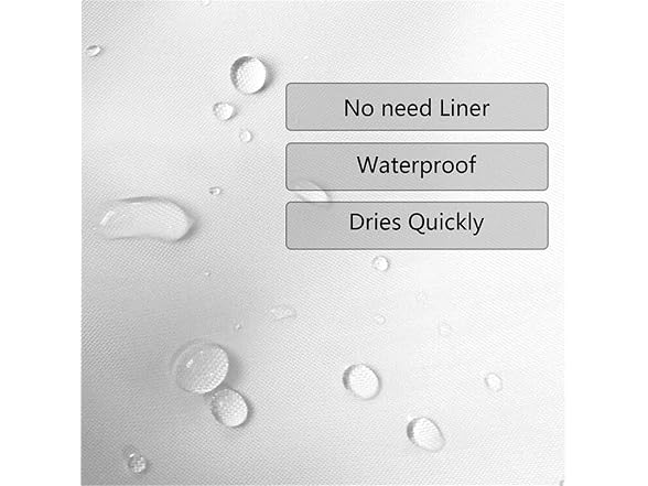 Funny Black and White Shower Curt, Simple