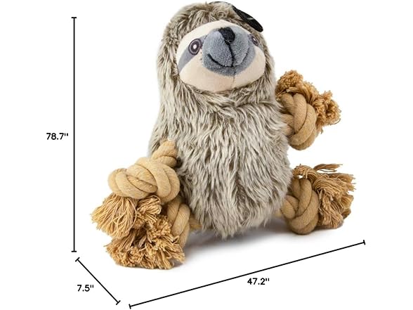SteelDog Roper Sloth Dog Toy