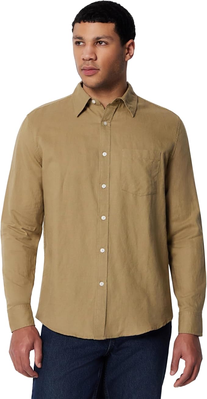 Amazon Essentials Men Regular-fit Long Linen Shirt - Gallery 17