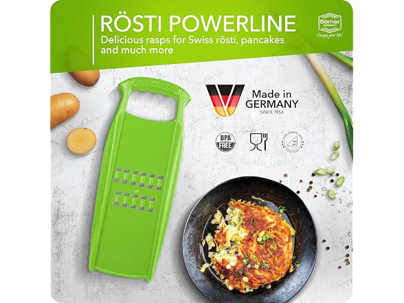 Börner by Reston Lloyd Rösti Powerline Potato Grater for Hash Browns