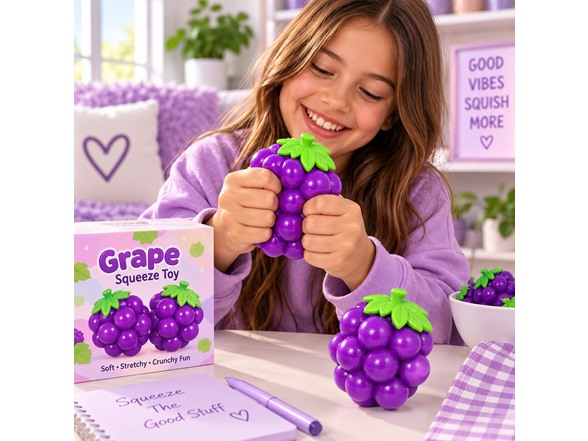 Grape Crunch Squishy 2-Pk