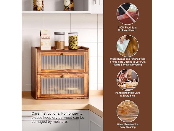 Wooden Bread Box