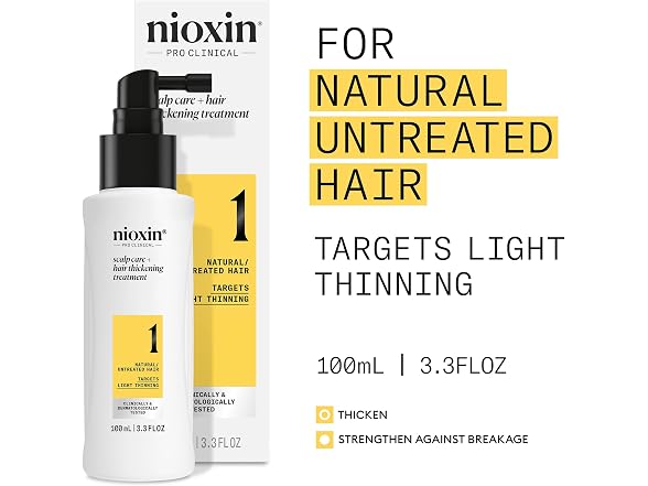 Nioxin System 1 Scalp Leave In Treatment 3.38oz