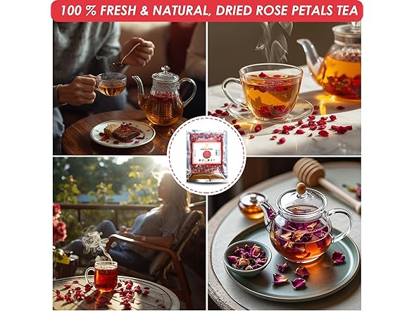 Cure Wid Pure Certified Organic Dried Rose Petals 1 oz