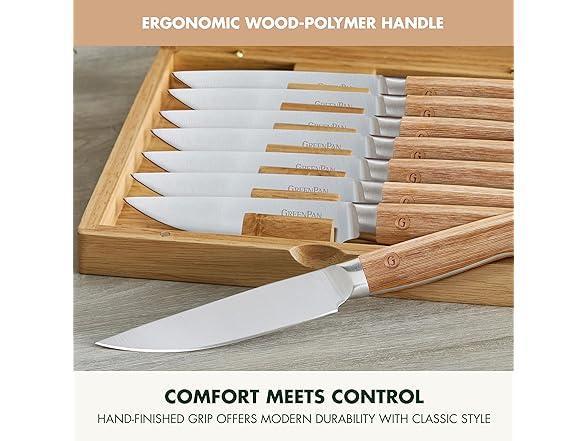 GreenPan Elite 8 Piece Steak Knife Set