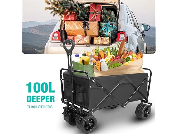 PACBEAR Collapsible Beach Wagon