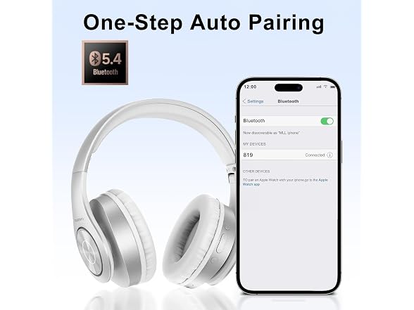 TUINYO Wireless Bluetooth Headphones