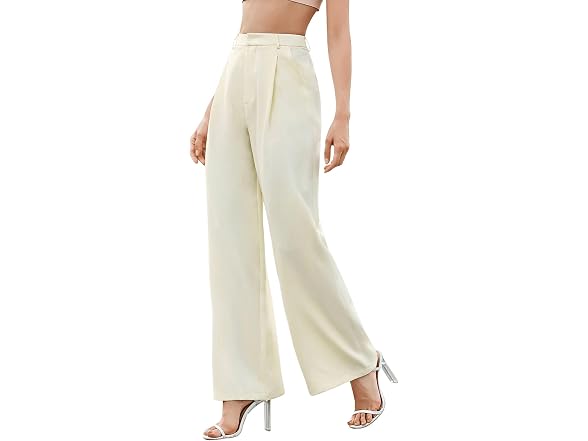 SweatyRocks Women (M) Elegant High Waist Trousers