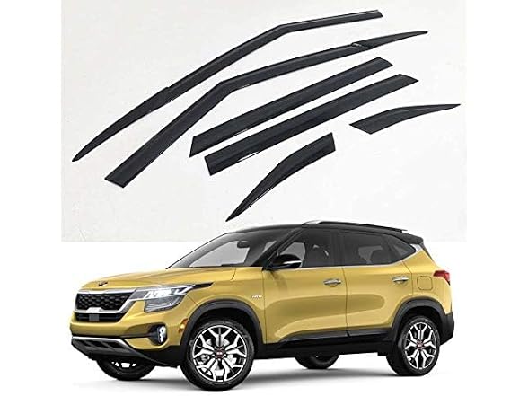 AUTO CLOVER Side Rain Guards Wind Seltos