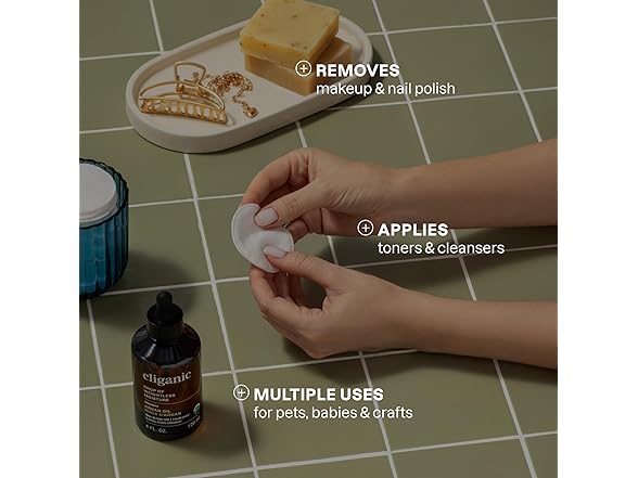 Cliganic Premium Cotton Rounds for Face