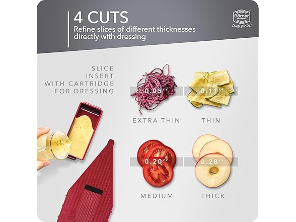 Börner by Reston Lloyd Mandoline Slicer Vital (Basic Set)