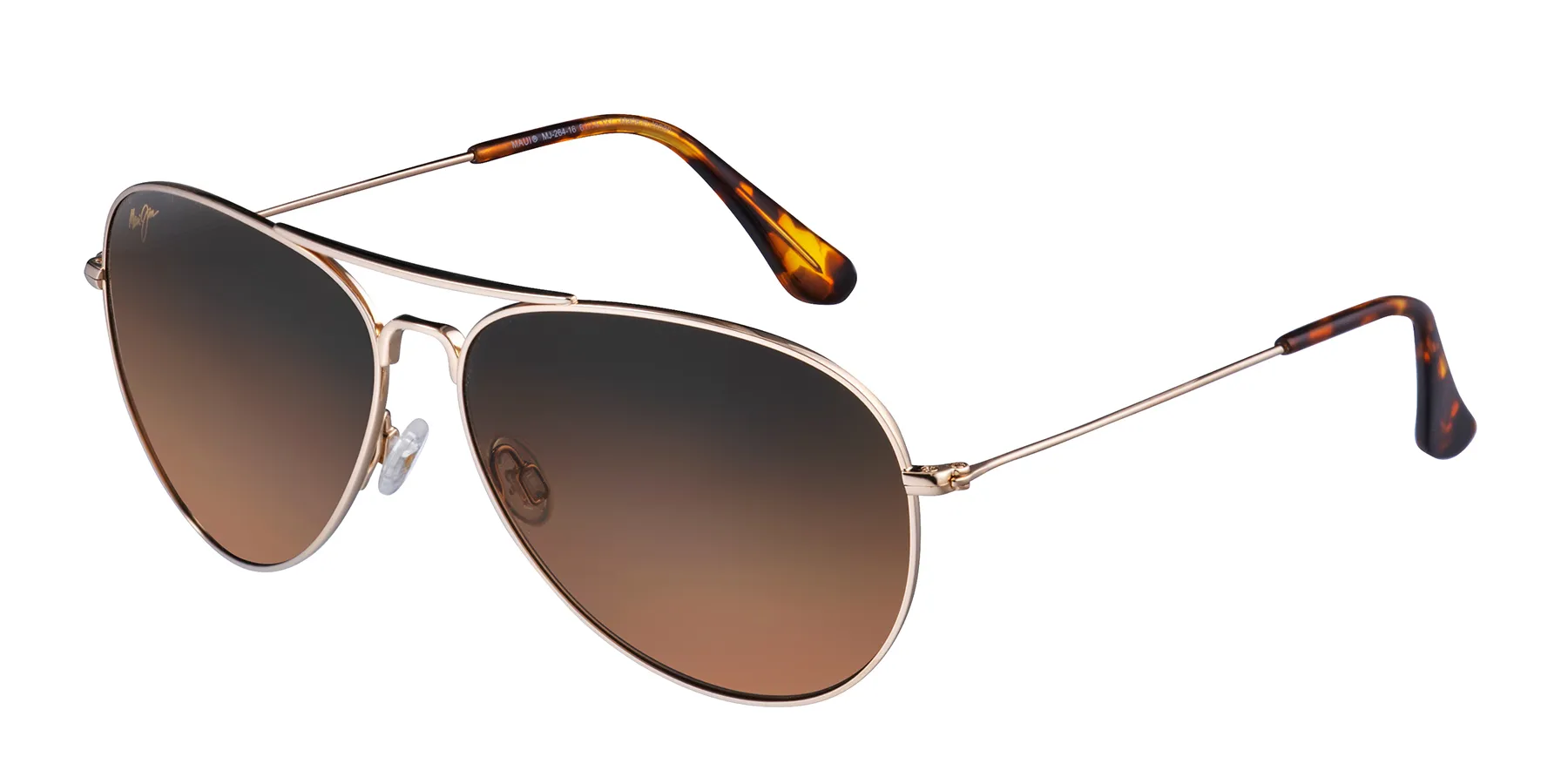 Maui Jim Unisex Mavericks Polarized Aviator Sunglasses (Open Box) - Gallery 7