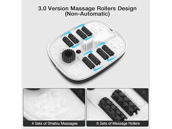 HOSPAN Collapsible Foot Spa with Heat