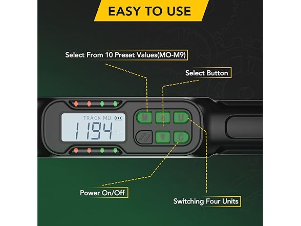 LLAVETOR Digital Torque Wrench (1/2-Inch)